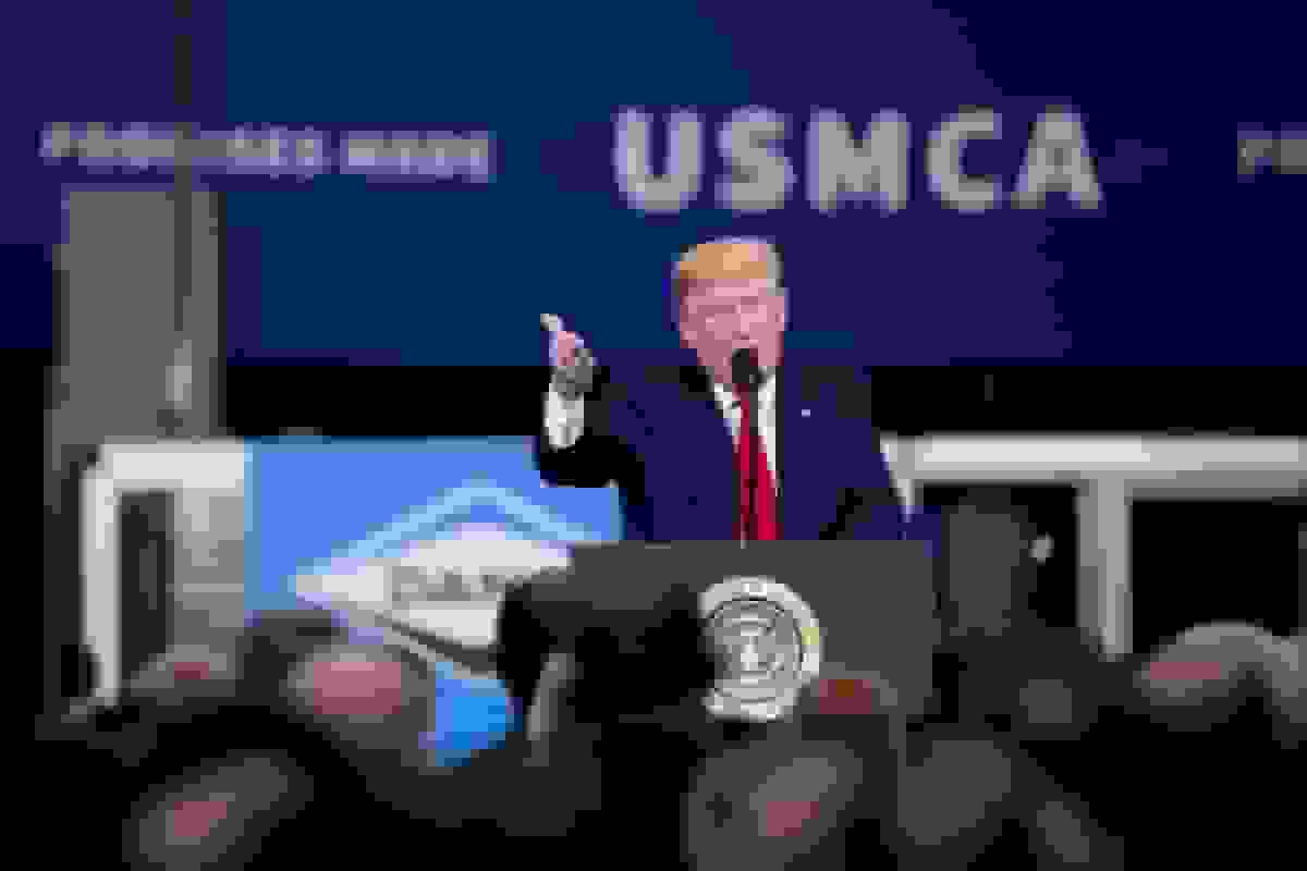 مقام ترامپ از موافقت نامه تجاری با کانادا و مکزیک حمایت می‌کند