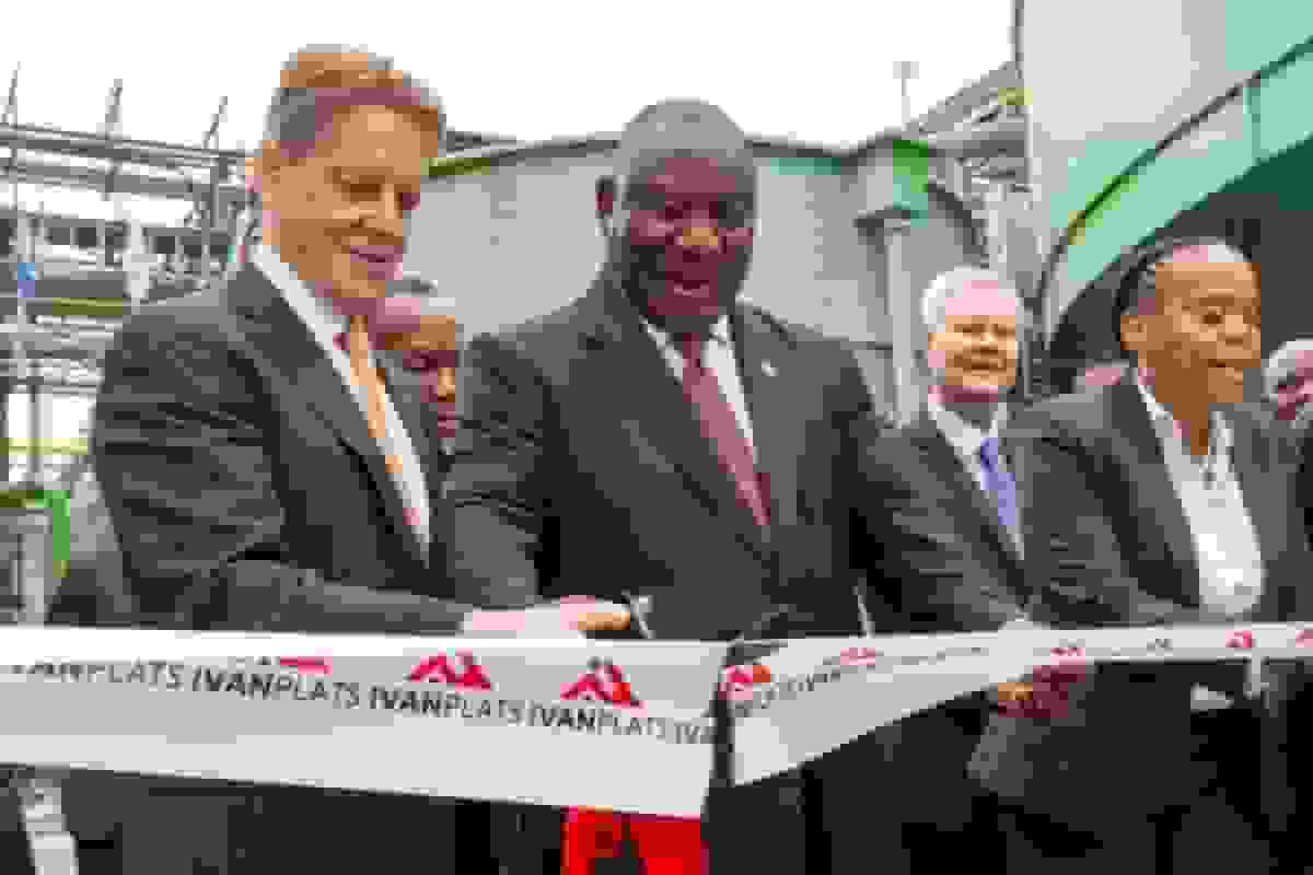 افتتاح معدن پلاتین ایوانهو در آفریقای جنوبی توسط رئیس جمهور راماپوسا