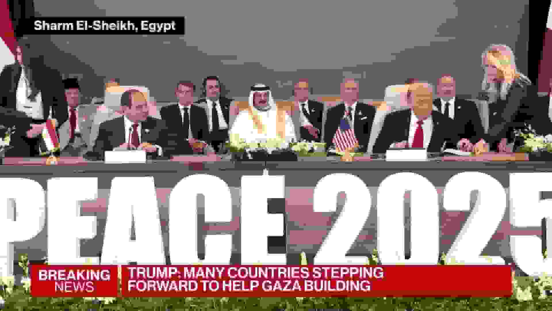 ترامپ برای تثبیت آتشبس غزه در اجلاس رهبران تلاش میکند