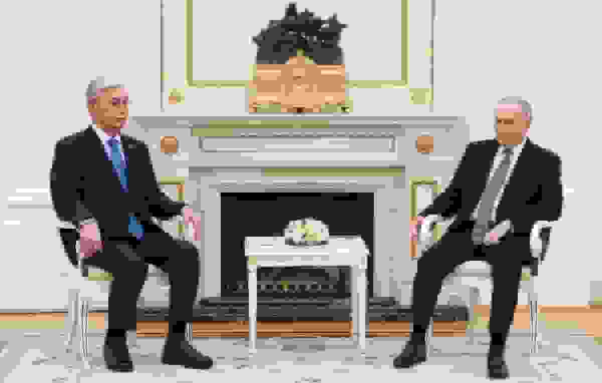 مذاکرات رسمی پوتین و توکایف در کرملین درباره همکاری‌های دوجانبه