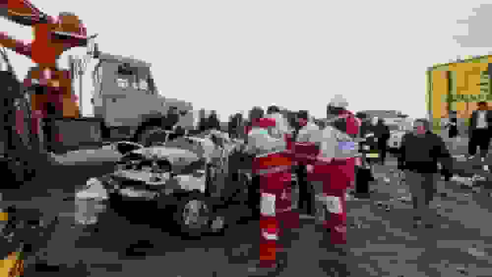 تصادف زنجیره‌ای دیواندره- سقز: سه کشته و یک مصدوم