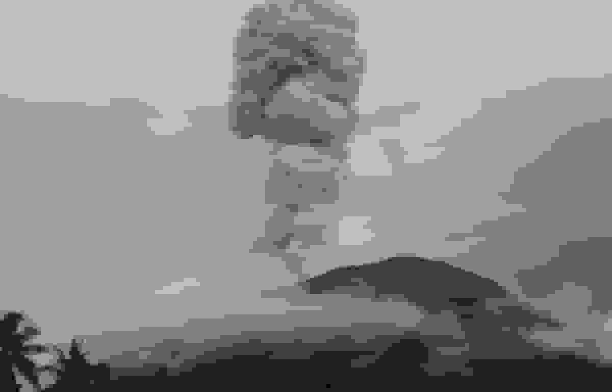 فوران آتشفشان سِمیرُو در اندونزی