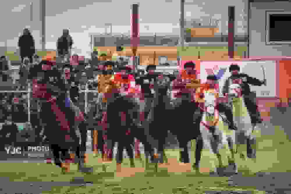 تصاویر مسابقات سالانه بزکشی در افغانستان