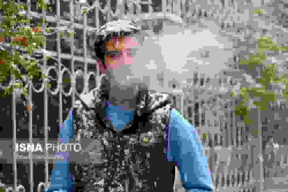 بارش برف در شیراز پس از ۱۲ سال