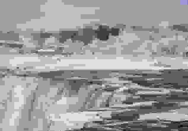 یخ زدن آبشار معروف نیاگارا