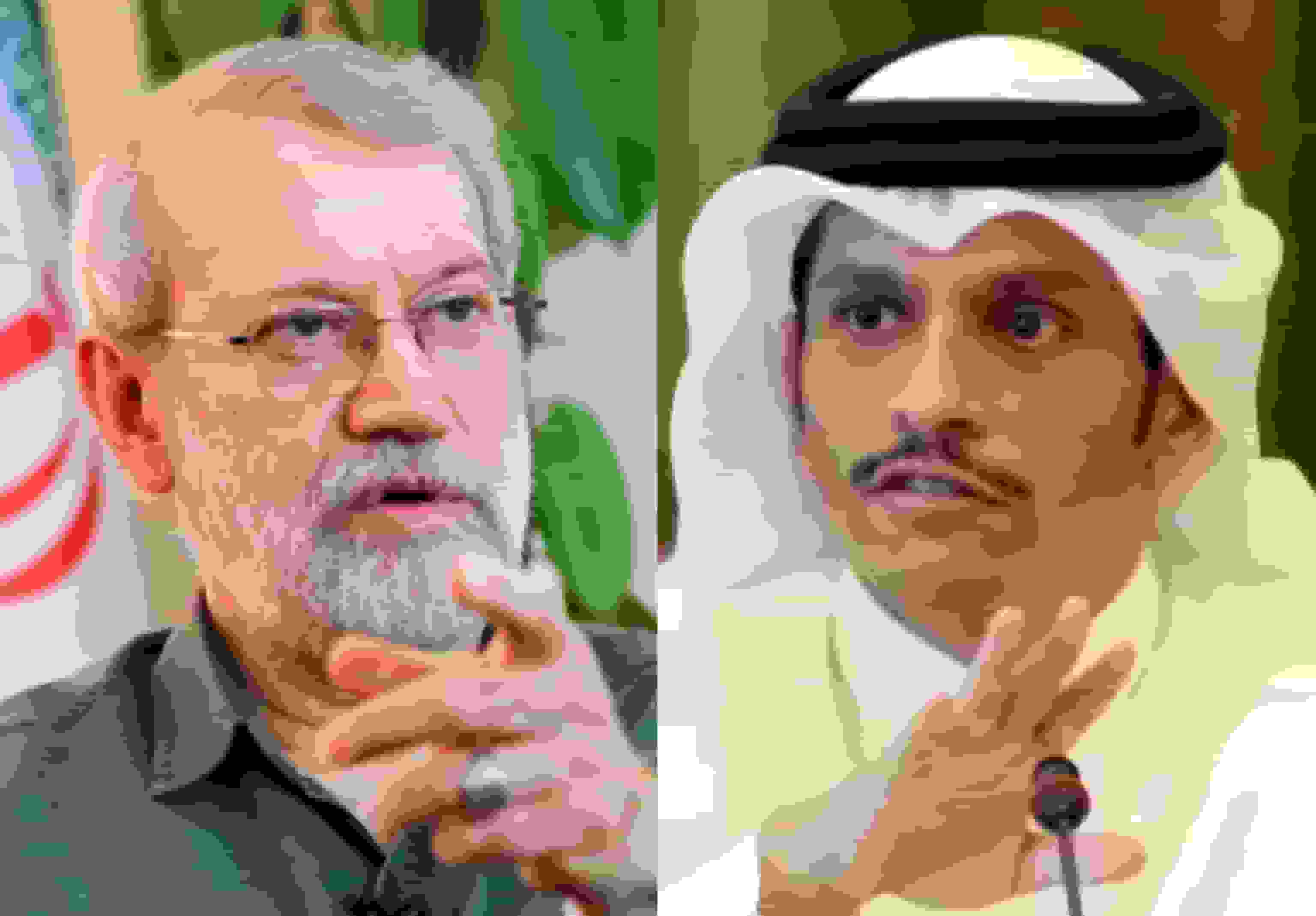 گفت‌وگوی لاریجانی و نخست‌وزیر قطر درباره راه‌حل‌های دیپلماتیک منطقه