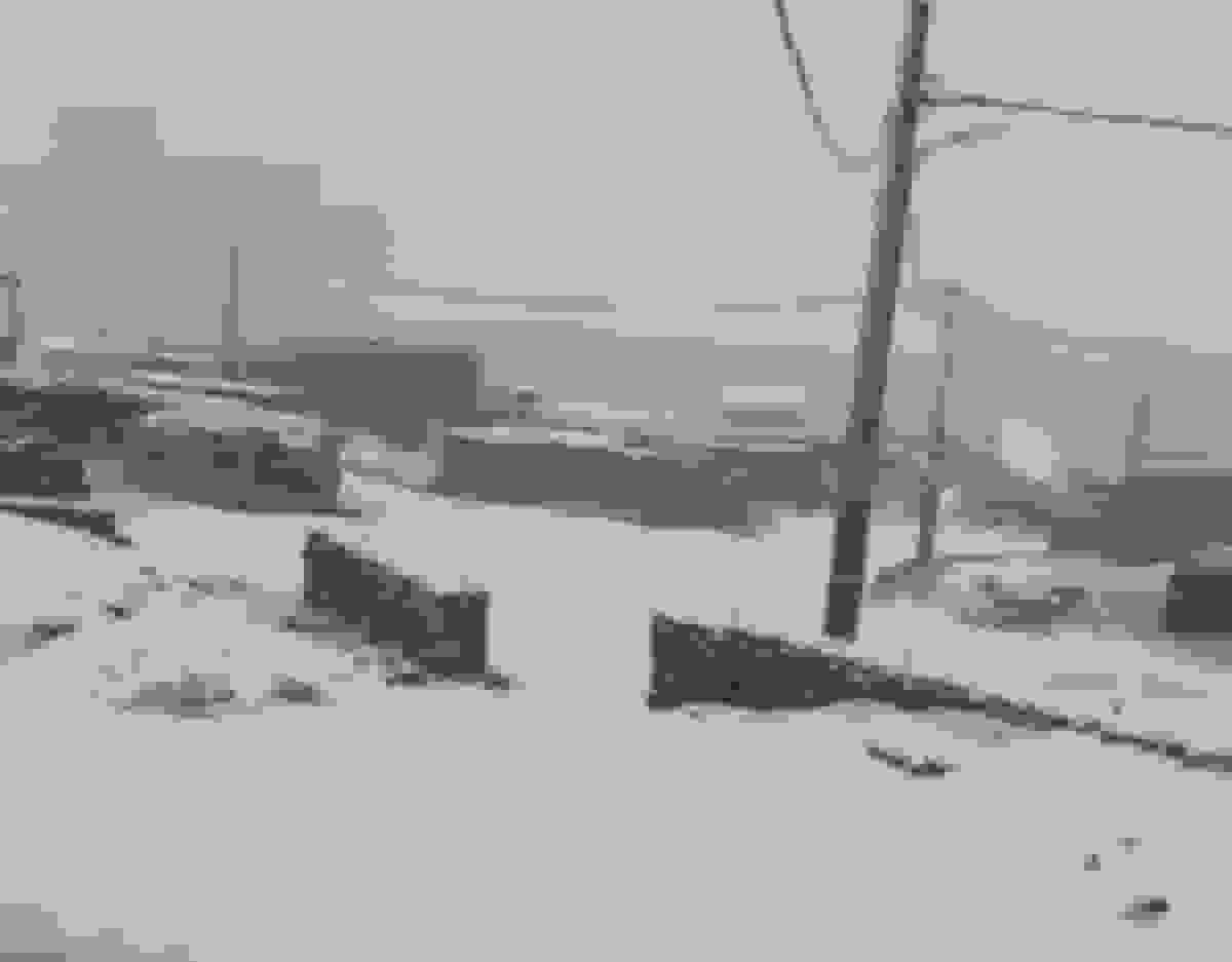 بارش برف پاییزی در روستای سلیمان آغل چالدران