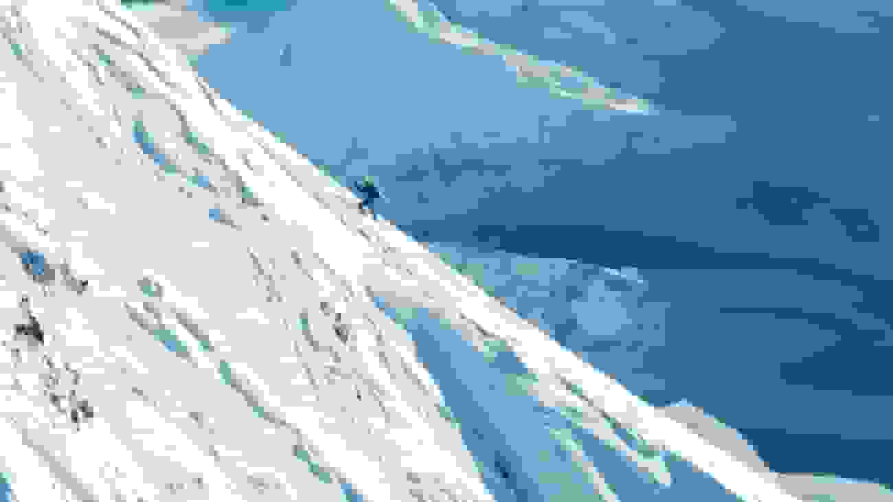 فرود تاریخی با اسکی از قله اورست