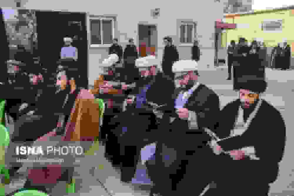 مراسم وداع با پیکر آیت‌الله سید محمد شاهچراغی در سمنان