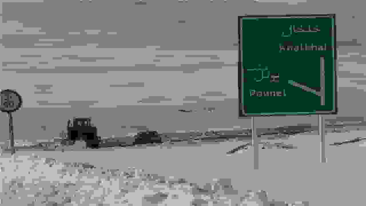 مسدود شدن جاده پونل-خلخال به دلیل بارش برف