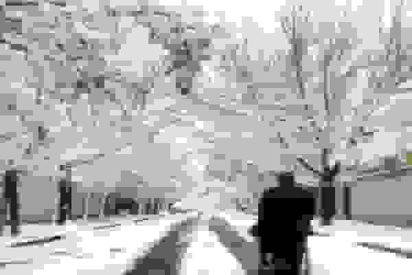 بارش برف پاییزی در شهرکرد