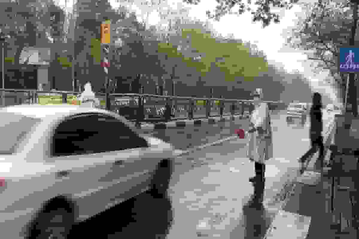 لغزندگی معابر شمالی تهران به دلیل بارش برف و عدم دید کافی