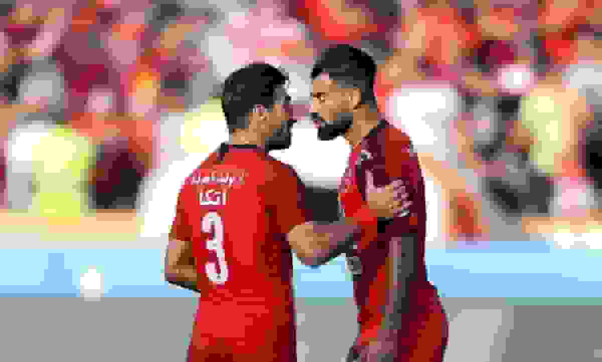 درگیری شجاع خلیل‌زاده با کنعانی‌زادگان در بازی پرسپولیس و تراکتورسازی