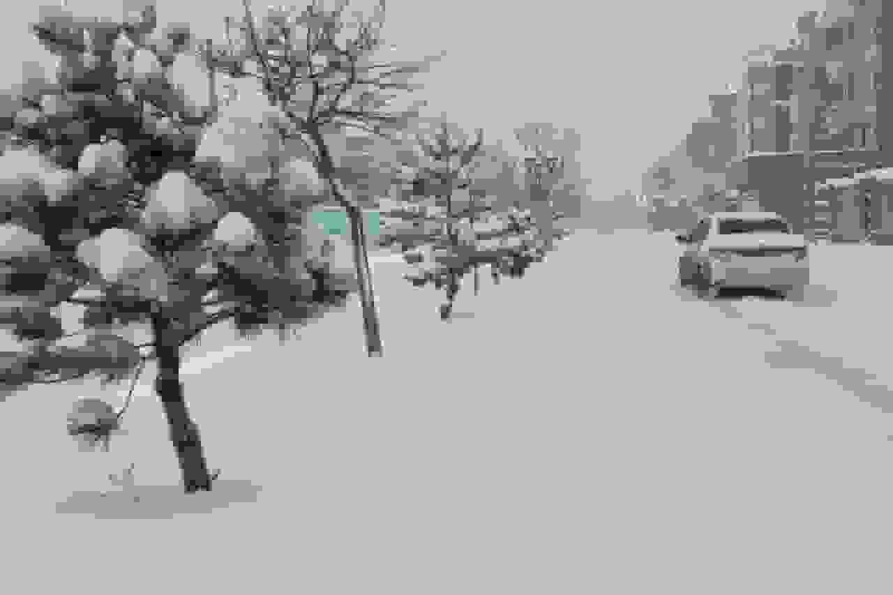 بارش ۵۵ سانتی‌متری برف در روستای علی کرمی دمچنار