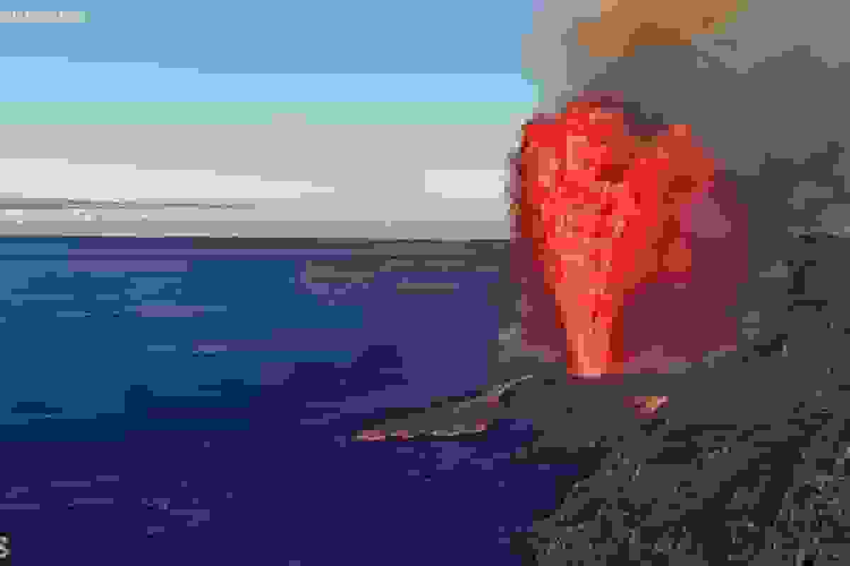 فوران سهمگین آتشفشان کیلاویا در هاوایی