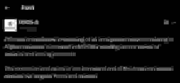 آمریکا توقف بررسی درخواست‌های مهاجرت برای اتباع افغانستان