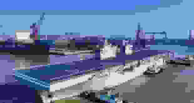 کشتی تهاجمی دوزیست Type 076 چین با کاتاپولت الکترومغناطیسی