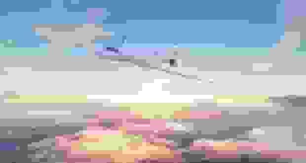 سریع‌ترین جت غیرنظامی جهان با سرعت نزدیک به صوت وارد خدمت شد