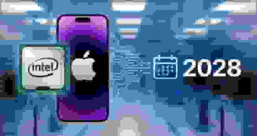 اینتل برای تصاحب خط تولید تراشه‌های آیفون خیز برداشت