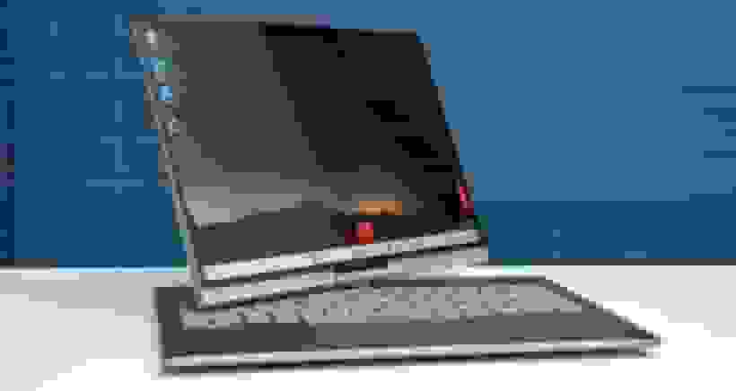 لپ‌تاپ مفهومی لنوو با نمایشگر چرخان خودکار