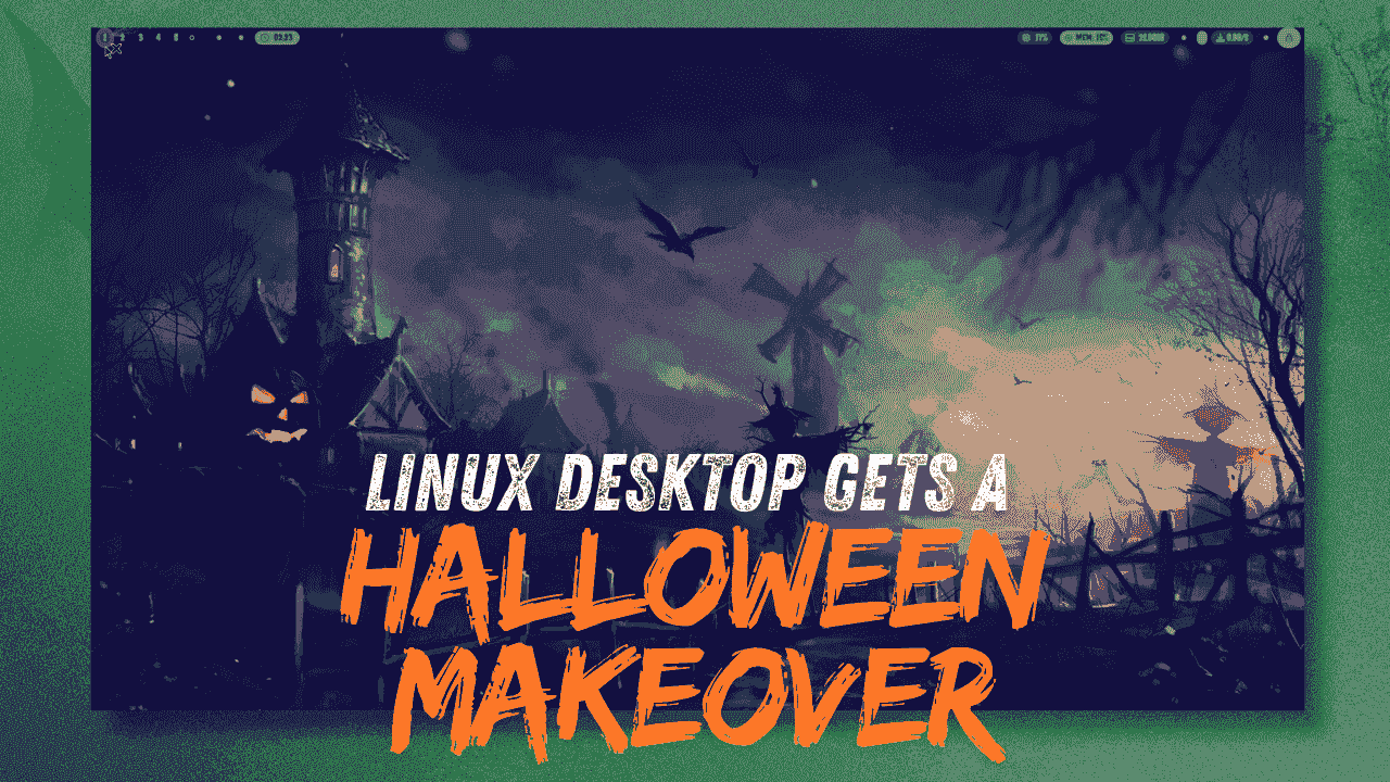 روش سفارشی‌سازی میزکار لینوکس برای هالووین با فایل‌های پیکربندی