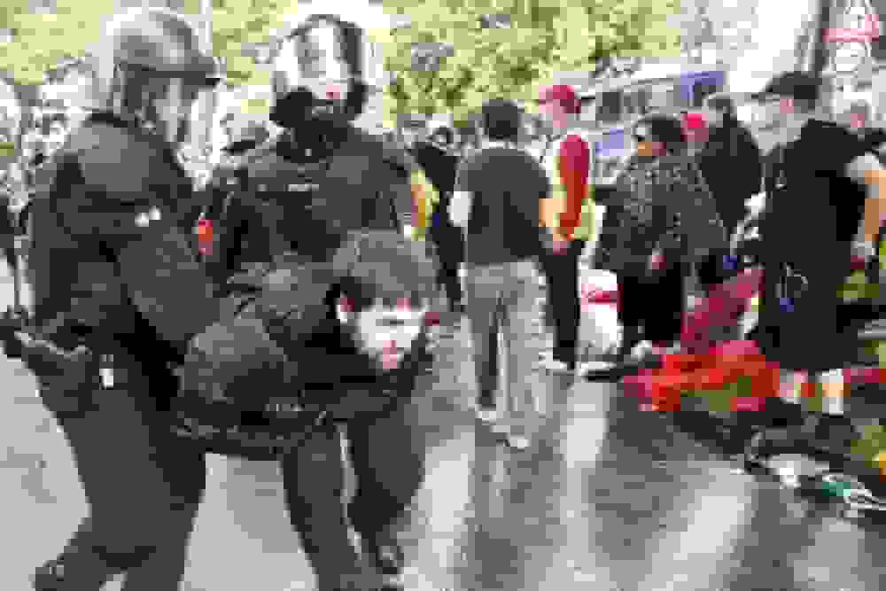 سرکوب وحشیانه پلیس آلمان تظاهرات همبستی با غزه در برلین