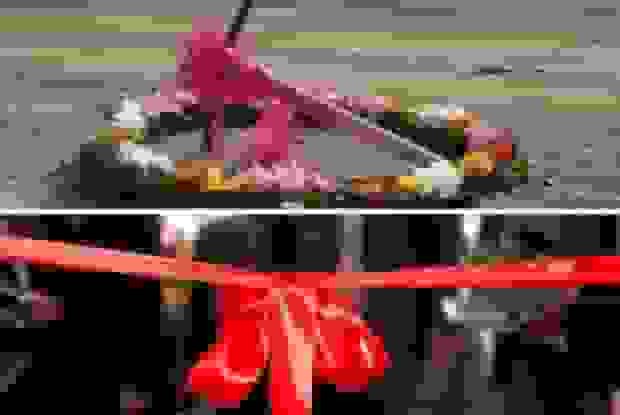 افتتاح ۸ پروژه عمرانی و آغاز ۳ پروژه جدید در کاکی