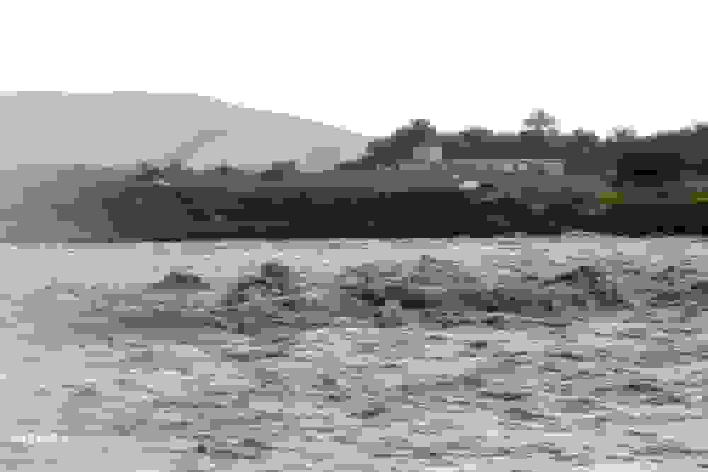 جاری شدن رودخانه‌های فصلی در هشتبندی