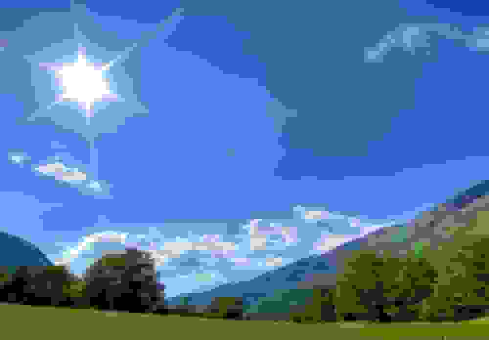 هوای مازندران آفتابی است