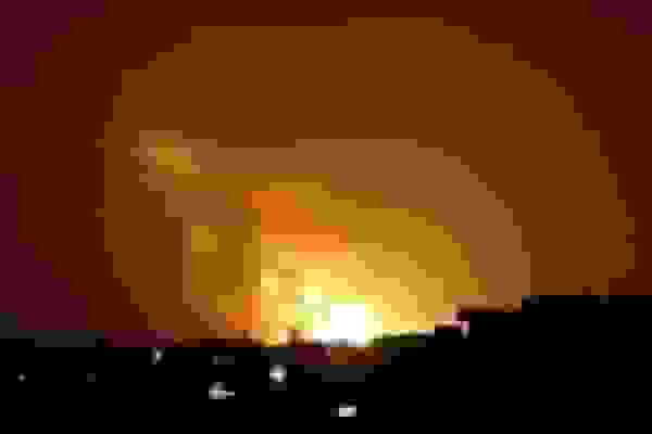 حملات هوایی و زمینی نظامیان آمریکایی در جنوب سوریه