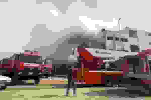 آتش‌سوزی انبار پوشاک در شمال مصر: ۵ کشته و ۱۳ زخمی