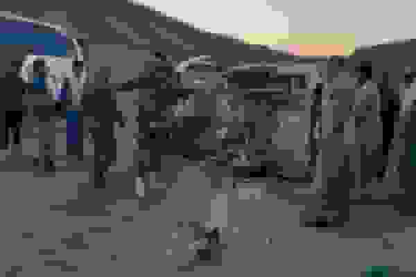 تصادف دو خودرو مسافربری در شمال افغانستان با ۱۰ زخمی