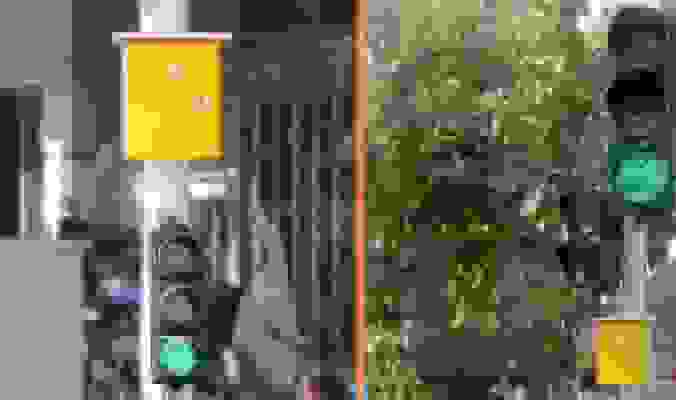 نصب چراغ راهنمایی برای کاهش تصادفات در منطقه ۱۸ تهران