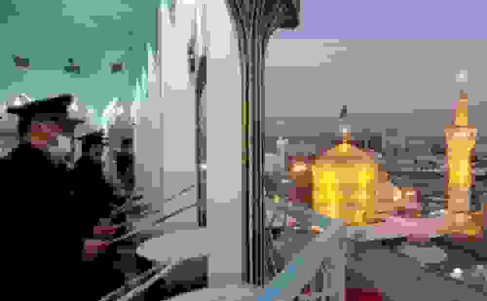 نقارهزنی شب میلاد امام جواد علیه السلام در حرم مطهر رضوی