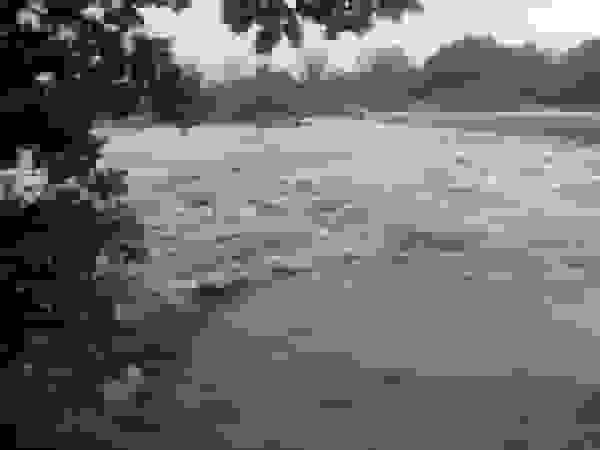 طغیان رودخانه جاماش در بخش تخت بندرعباس