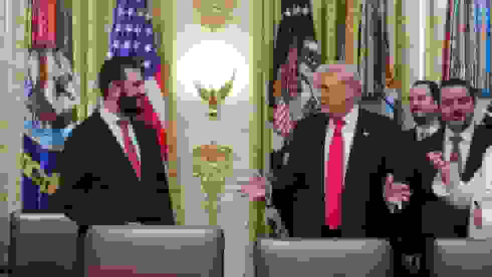 ترامپ از رهبر سوریه با ارتباط القاعده پس از دیدار کاخ سفید تمجید می‌کند