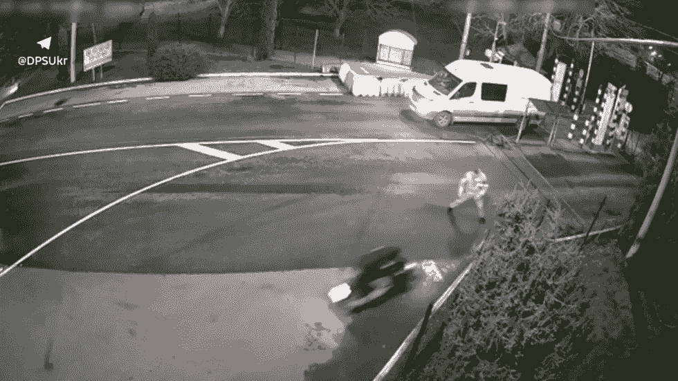 تلاش یک موتورسوار اوکراینی برای فرار از مرز به رومانی (فیلم)