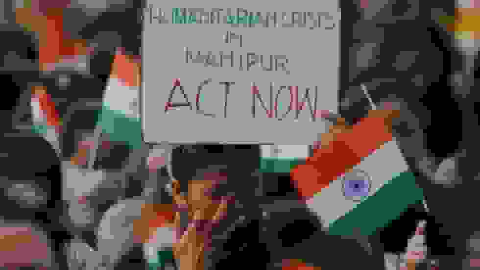 خنثی‌سازی مواد منفجره در منطقه درگیر خشونت مانیپور هند توسط نیروهای امنیتی