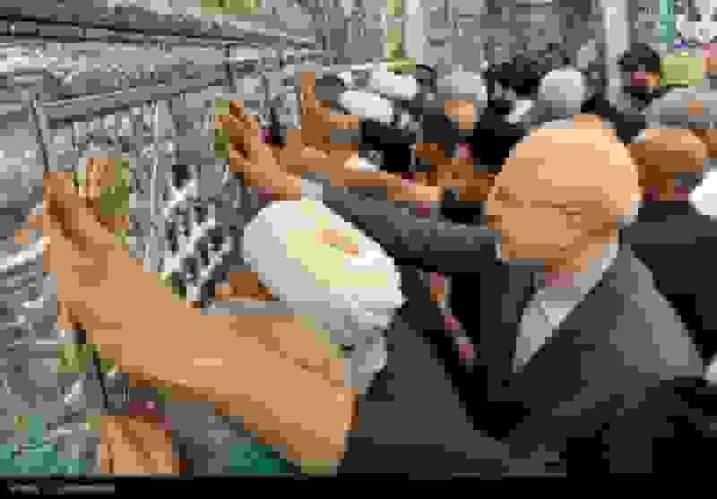 تشرف رئیس مجلس به حرم حضرت فاطمه معصومه(س)