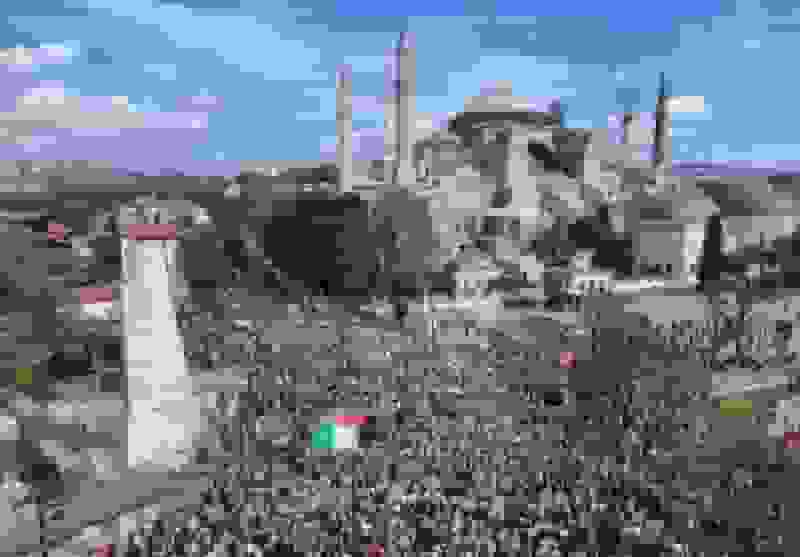 راهپیمایی گسترده مردم ترکیه در حمایت از غزه