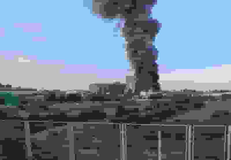 اختلال تجهیزات صنعتی عامل آتش‌سوزی گسترده در کارخانه مواد غذایی فلسطین اشغالی