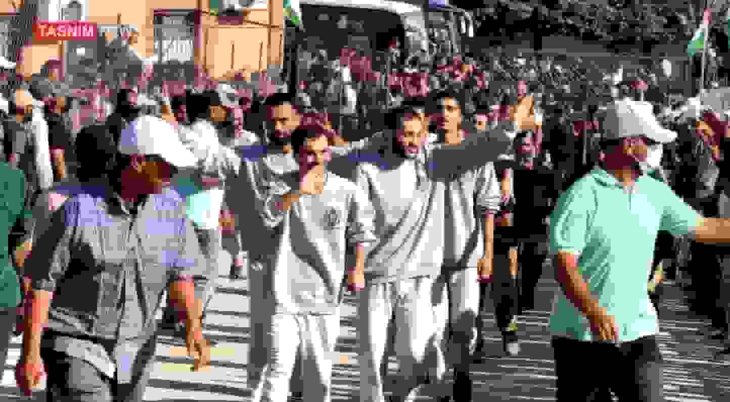 استقبال از فرزندان ملت فلسطین؛ اسرای آزادشده در توافق تبادل اسرا