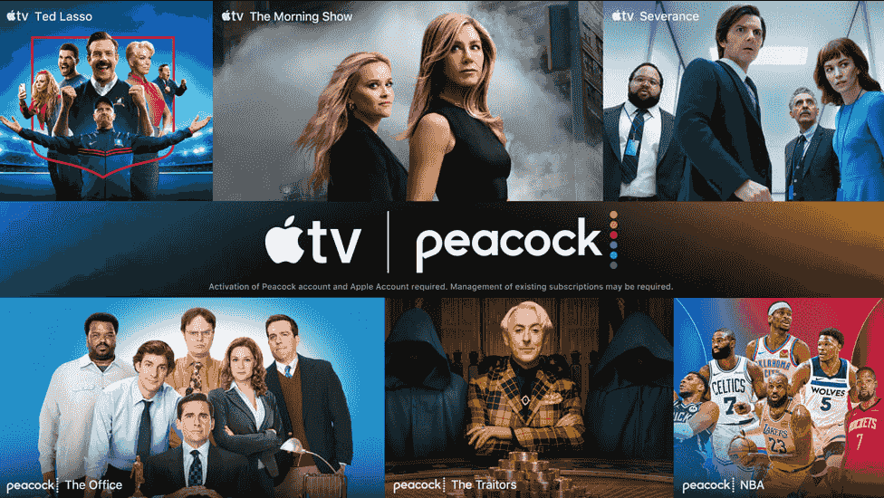 اپل تی‌وی و پیکاک با ارائه بسته اشتراک مشترک ۱۵ دلاری در ماه همکاری می‌کنند