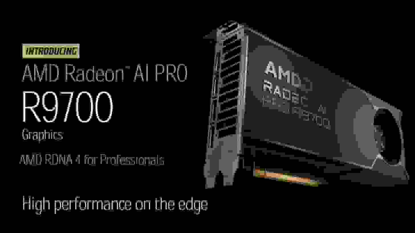 قیمت و تاریخ عرضه کارت گرافیک AMD AI PRO R9700 اعلام شد