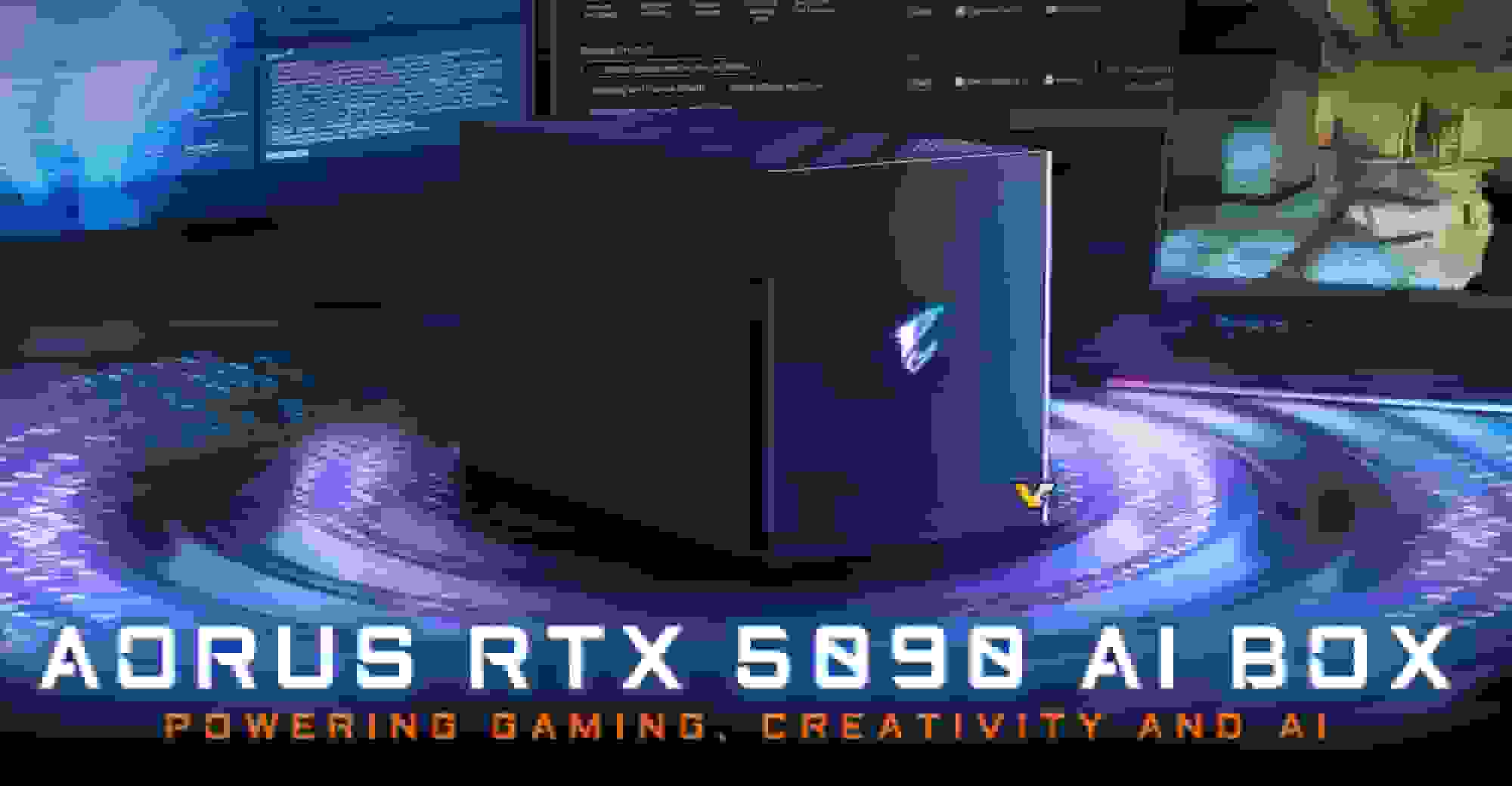 کارت گرافیک اکسترنال RTX 5090 AI BOX گیگابایت با قیمت 2999 دلار