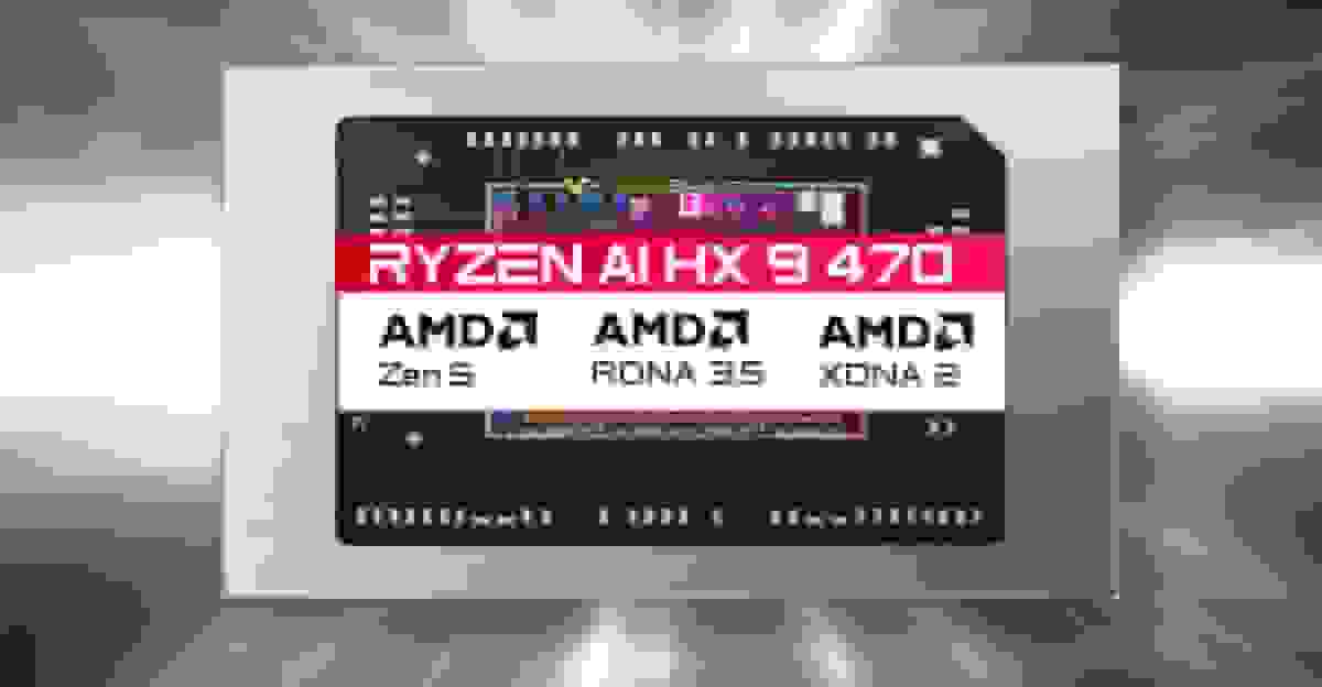 مشخصات پردازنده AMD Ryzen AI 9 HX 470 افشا شد