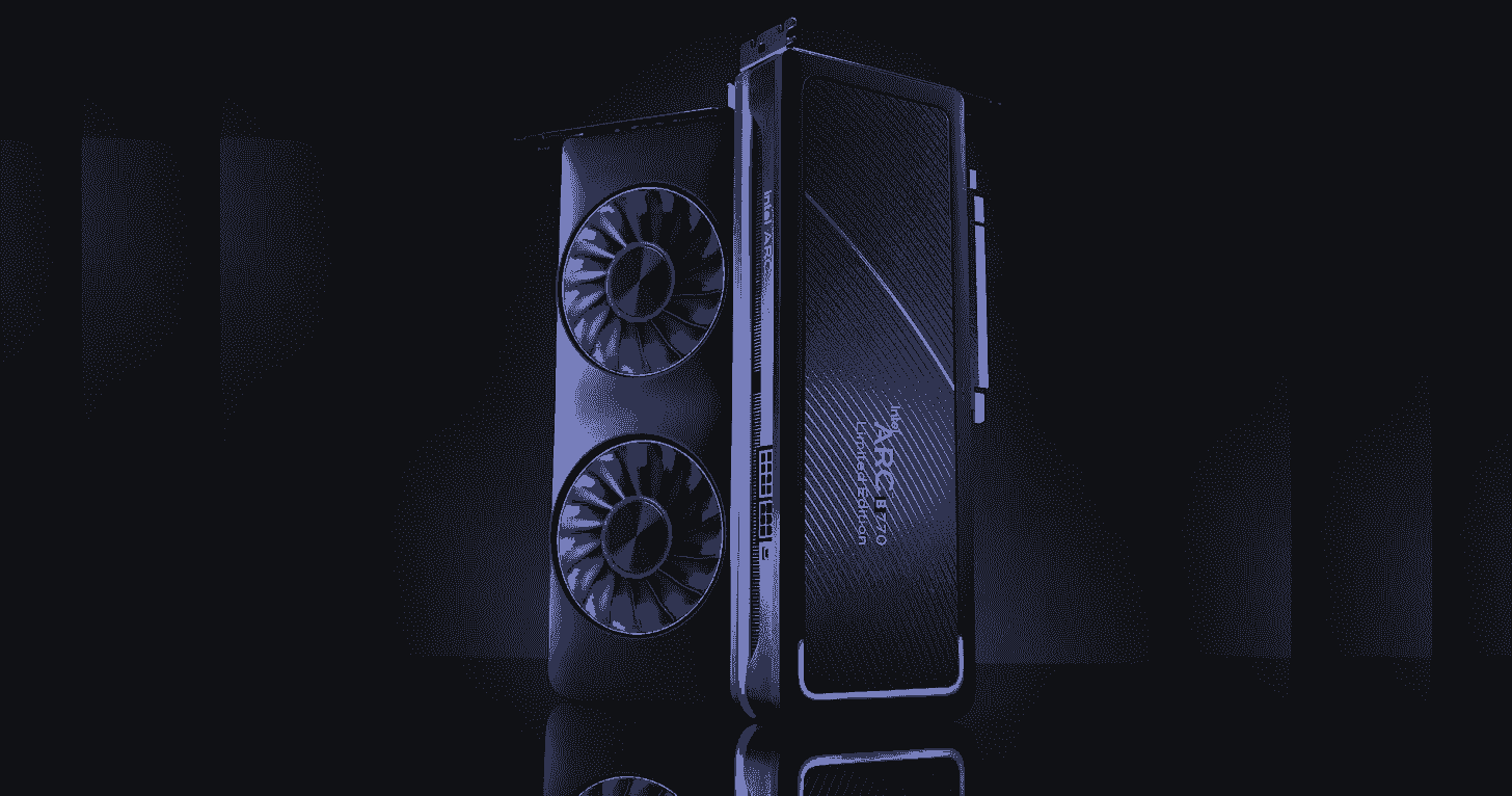 حداکثر توان مصرفی کارت گرافیک Arc B770 اینتل برابر با 300 وات