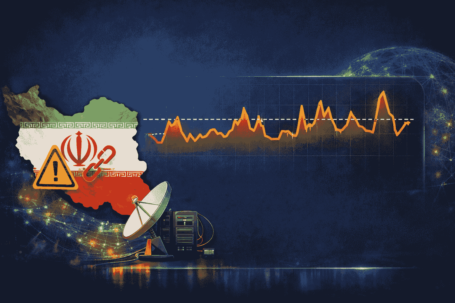 افزایش محدودیت‌های ترافیک اینترنت ایران و تداوم ناپایداری اتصال