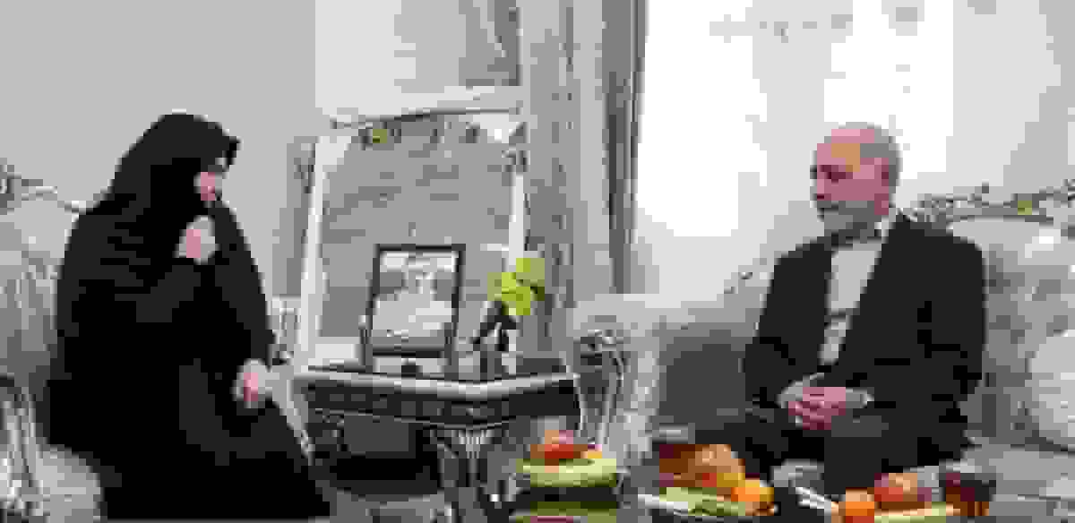 دیدار سرلشکر عبداللهی با خانواده شهید قرای‌لو