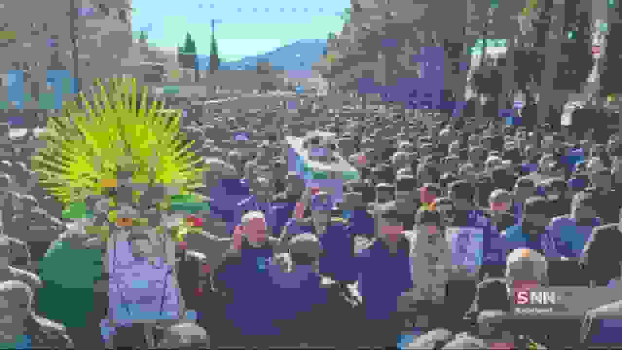 تشییع پیکر شهید رحیم مجیدی مهر با حضور گسترده مردم یاسوج